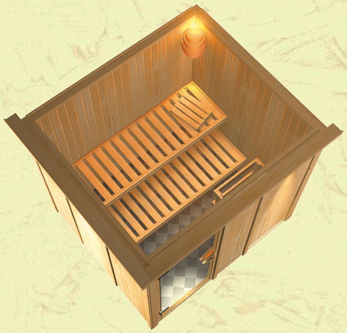 selbstbau Sauna Bausatz selber bauen